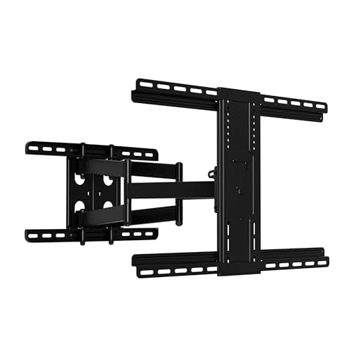 SANUS Suporte premium de TV Full Motion para TVs de 42 a 90 polegadas - Extensão resistente e suave, giratório e inclinado para TVs grandes - Design universal para Samsung, LG, Vizio, TCL e mais -
