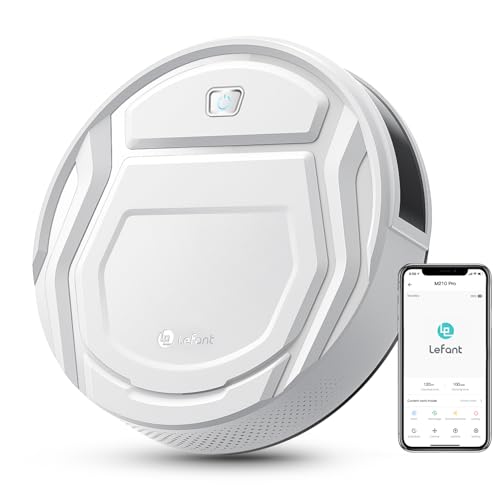 Image of Lefant Robot Vacuum with Remote Control,120 Mins Runtime,Quite,Max Suction 2200Pa, Self-Charging Robotic Vacuum,Voice /Wi-Fi /App Control,Ideal for Pet Hair and Hard Floor