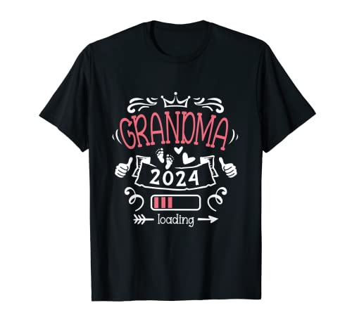 Grandma 2024 Loading Soon Be Mother Pregnancy Announcement Maglietta