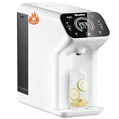 Wheelton Reverse Osmosis Water Filter Countertop RO Water Filtration System, Instant Hot 8-Layer UV Water Purifier, Real-time TDS Monitor, Reduce PFAS & Other Contaminants, GPD100, No Installation