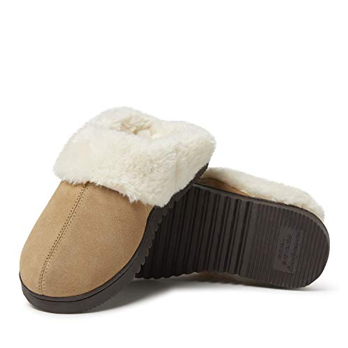 Dearfoams Men's Suede Closed Toe Scuff Slipper2