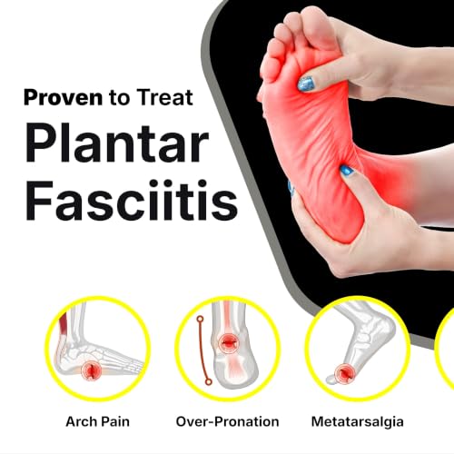 Image of Carbon Fiber Insole with Arch Support - Plantar Fasciitis, Flat Feet, Heel Pain, Overpronation Relief, Running & Sports - Memory Foam & Breathable Fabric - Deep Heel Cup