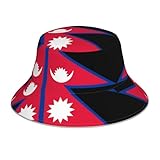 Occasions appropriées : ce chapeau cloche imprimé drapeau du Népal est idéal pour le jardinage, la plage, le camping, la randonnée ou la pêche. C'est un article essentiel pour les aventures en plein air et les sorties quotidiennes.