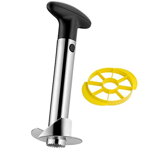 Newdora Cortador de Piña Cortador Acero inoxidable Pelador de Piña Cortador de Fruta