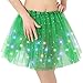 Kefiyis Tüllrock Damen LED Tütü Erwachsene Teenager Tutu Party Ballett Tanzen Fancy Dress Halloween Kostüm