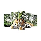 Un tableau sur un mur peut créer une atmosphère fantastique. Dimensions hors tout: 160cm x 85cm. ( 2x 32x55cm + 2x 32x70cm + 1x 32x85cm ). Le produit offert est un kit de tableau décoration qui se compose de 5 éléments. La polyvalence d'application des tableaux moderne en verre vous permet de les utiliser dans n'importe quel intérieur décoré dans un style scandinave, glamour, bohème, minimaliste et même industriel.