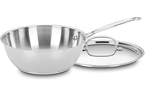 Premium Cuisinart Chef's Classic Stainless Steel 3-Quart Chef's Pan