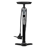 角利産業 SUNDRYデュアルバルブ自転車ポンプショート 【SG規格】 英米仏式対応 圧力ゲージ付 ボール/浮き輪アダプター付 軽量コンパクト