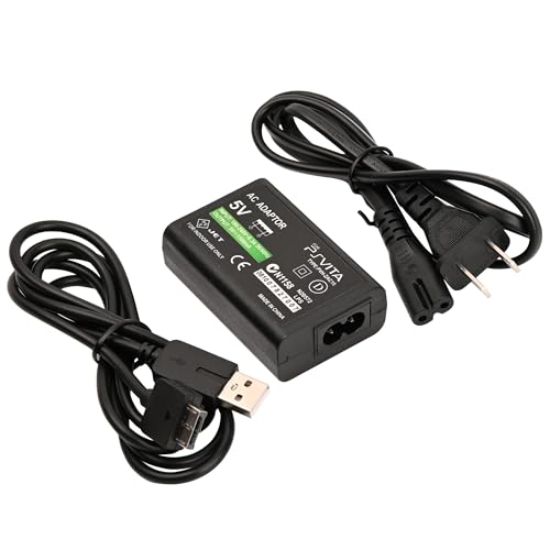 Fast Charger for PS Vita, AC Adapter Wall Charger Compatible with Sony PlayStation Vita 1000 Console (Only for PSVita 1000 Power Cord)