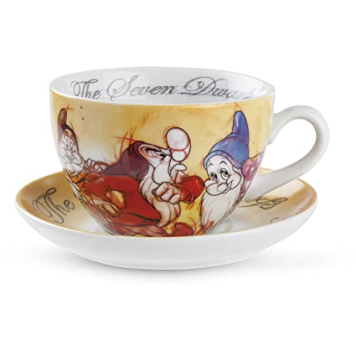 Egan Tasses petit déjeuner Disneydella Collection 7 Nains. Objet Fabriqué en porcelaine Couleur Multicolor. La référence est: 133006