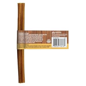 Cadet bully hide sticks for large dogs  all natural beef pizzle high protein low fat long lasting grain  rawhide free dog chews for aggressive chewers large 1 count   cucciolini doodles