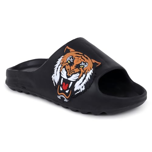 Image of Pampy Angel Combo Pack of 2 Slipper /Flip Flops /Slides /Clogs /Sandals with Adjustable Back Strap for Men (Cl-N11,Y-to-Goat)