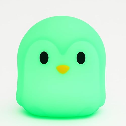 Breathing Loong Guided Visual Breathing Light for Mindfulness Relief | Relaxation Tool | Focus Meditation Device & Calming Night Light | Ideal for All Ages, Home & School Use (Penguin)