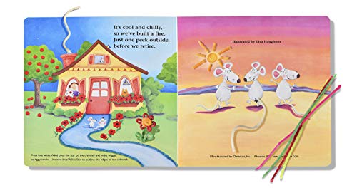 Arts And Crafts For Kids Activity Book, Wiggles, Squiggles, Curlicues Board Book, Non Toxic, Waxed Yarn, Made In America By Wikki Stix, 36 Wikki Stix Included #TOP5