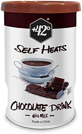 Hot Chocolate To Go (with milk) 205ml, SELF HEATING CAN, Great for outdoors (CASE OF 6)