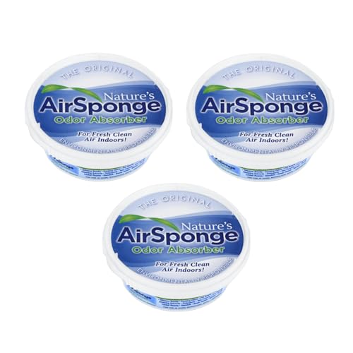 Natures Air Sponge Odor Absorber 1/2 Lb - 3 Pack Set of 3