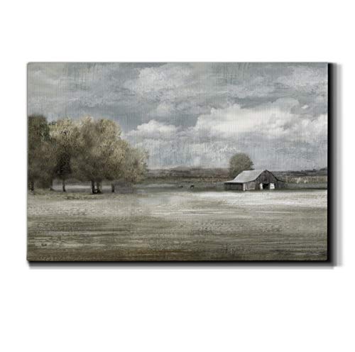 Landscape Canvas Wall Art Abstract Floral Forest Modern Pictures Artwork Decoration for Living Room Kitchen Bathroom Office, Ready to Hang