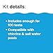 HTH 1275 Swimming Pool Care 6-Way Test Kit, Swimming Pool Water Chemical Tester, 100 Tests