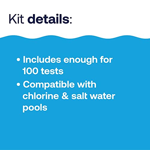 Image of HTH 1275 Swimming Pool Care 6-Way Test Kit, Swimming Pool Water Chemical Tester, 100 Tests
