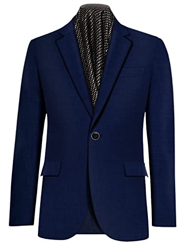 Blazer homme à un bouton coupe moderne et revers à crans pour cérémonie