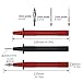 Electronic Measuring Tool Set with 3 Types of Metal Terminals Suitable for Diagnostics and Industrial Care Banana Plug Test Leads