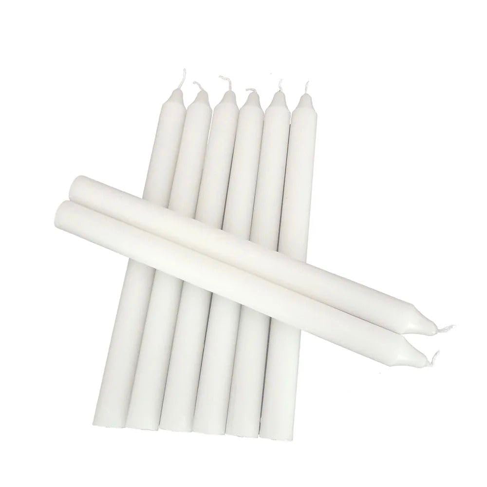 Generic8pcs White Long Thin Candle, Wedding & Birthday Candles, Party Candles (Pack of 8)