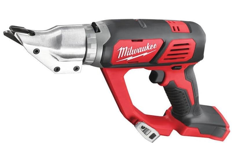 Milwaukee M18BMS12-0 Cizalla Compact 18 V, Tappo Máx CT 1,2 mm, Cab rotativo 360º, 12 pos, 0-2500 gpm