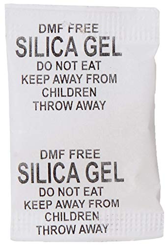 Image of AONTAN ENTERPRISE Silica Gel Packets 100 pcs (Each 2 Gram) For Moisture absorbents Dehumidifier Silica Gel Bags for Moisture Room, Cupboard, Kitchen, Shoe,Wardrobe, Car,Camera, Lenses White