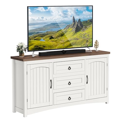 YITAHOME TV Stand for 65 Inch TVs, 31.4" Tall Entertainment