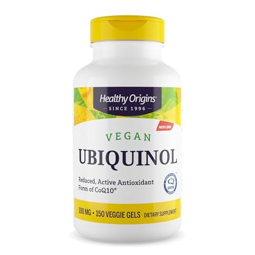 Healthy Origins Ubiquinol 100 mg (Vegan Formula, Kaneka QH, Non-GMO, Gluten Free, Heart Support, Energy Support), 150 Veggie Gels