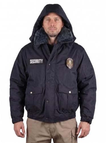Image of First Class 100% Nylon Oxford All Season Deluxe Plain and Security Bomber Jacket
