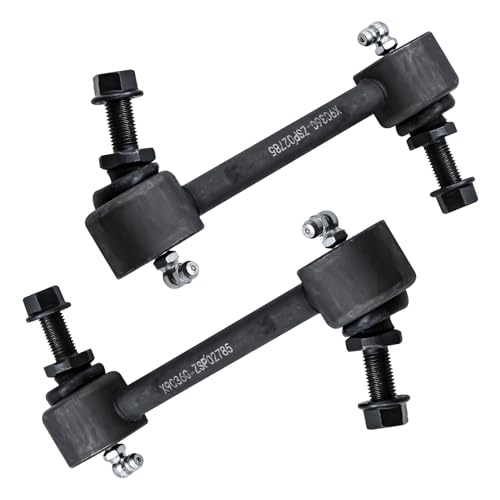 Image of Detroit Axle - 8pc Front Lower Control Arm w /Ball Joints, Outer Tie Rods & Front Rear Sway Bars Replacement for 2001 2002 2003 2004 2005 2006 Hyundai Elantra