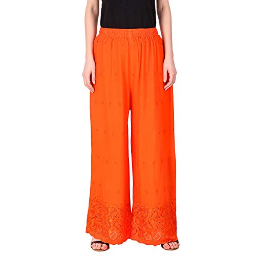 Image of Women's Rayon Half Chicken Palazzo