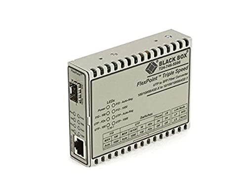 Image of BLACK BOX NETWORK SERVICES FLEXPOINT Media Converter, 10BASE-T /100B