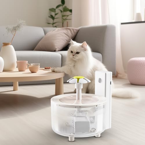 Fuentes De Agua De Gato Inalámbricas - Cats Fountain Acero Inoxidable | Dispensador De Aguas De Mascotas | Tazón De Bebidas | Alimentador De Agua Petts Babeer Caja Con Sensor De Movimiento Para Perros - imagen 6