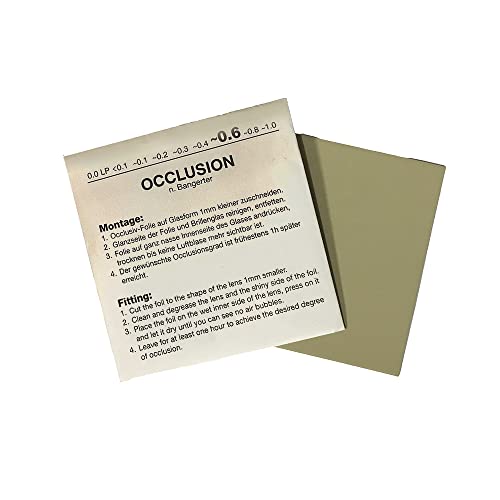 Bangerter Occlusion Foil | 0.6 Power | Reduce Visual Acuity (0.6)