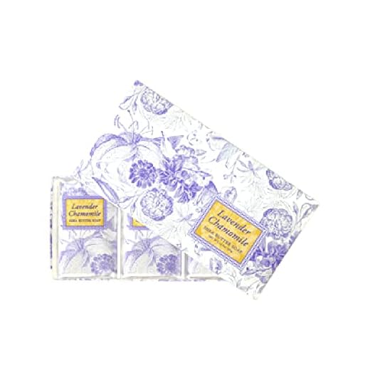 Greenwich Bay Trading Co. Shea Butter Soap, 12.9 Ounce, Lavender Chamomile, 3 Pack
