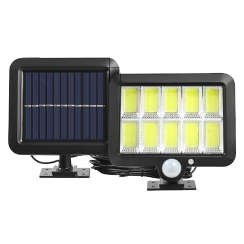 Outdoor Solar Powered Wall Light | Outdoor Security Wall Lights | Motion Sensor Wall Nightlight | Security Outdoor Light | 3 Modes Ultra Bright Fence Lamps Garden, Backyard, Garage, Deck