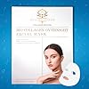 Bio-Collagen Overnight Facial Mask – Deep Hydrating, Moisturizing, Tightening, Firming Overnight Face Skin Treatment Mask – Lifting Collagen Deep Face Mask For All Skin Types – 4 Sheets
