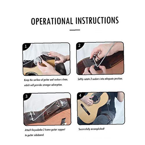 Guitar Support Support Leg Support Forme Jouer Stand Z Fixe Noir Gauchers Générique Pour Musicien Guitare Ukulele… - Les Beatles, Paul McCartney, John Lennon, RIngo Starr, George Harrison Guitar Support Support Leg Support Forme Jouer Stand Z Fixe Noir Gauchers Générique Pour Musicien Guitare Ukulele… – Image 5