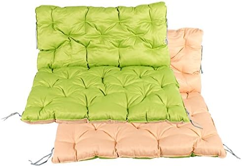HOMECALL Garden Pallet Reversible Cushion with Backrest, approx. 120 x 140 x 12cm - Multicolour