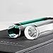 Lanxivi Majohn C1 Fountain Pen Fine Nib Clear Transparent Acrylic Resin, Mini Pocket Pen, Eyedropper,Cartridges and Converter Filling