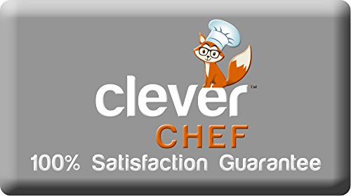 image for Black Glass Cutting Board by Clever Chef - Non Slip, Shatter-Resistant