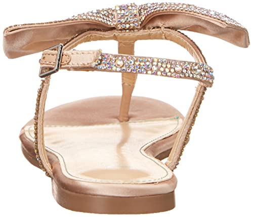Betsey Johnson Girls Sasha Embellished Thong Ankle Strap3