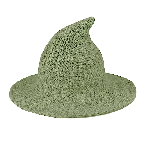 Century Star Women Witch Hat for Halloween Wool Hats Wide