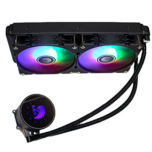 Refroidisseur liquide CPU RGB 240mm idéal pour un setup PC silencieux et lumineux