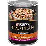 Purina Pro Plan Gravy Wet Dog Food, SAVOR Lamb & Vegetables Entree - (12) 13 oz. Cans