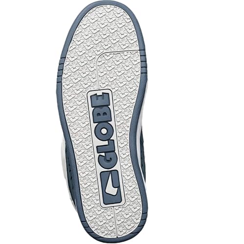 Globe Men's Fusion Skate Shoe, Grey/Blue, 132