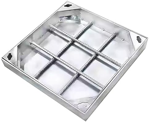 Heavy Duty Invisible Septic Tank Covers - Durable Stainless Steel, Welded Frame, Ideal for Outdoor, Garden, Garage & Highway Safety - Weatherproof & Long-Lasting Protection