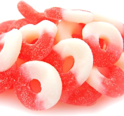 FirstChoiceCandy Gummy Rings Candy (Watermelon, 1 Pound (Pack of 1))